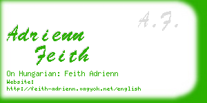 adrienn feith business card